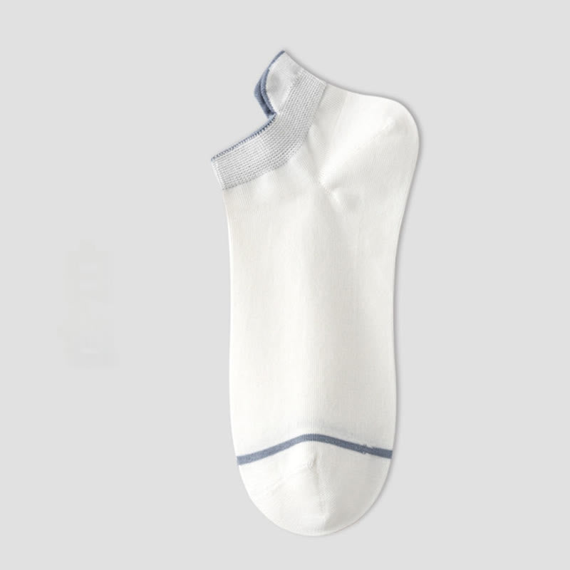 Plus Size Antimicrobial Ankle Socks(5 Pairs)
