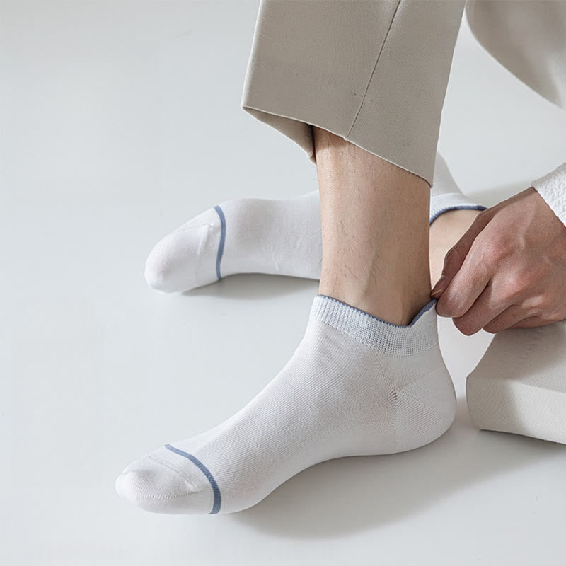 Plus Size Antimicrobial Ankle Socks(5 Pairs)