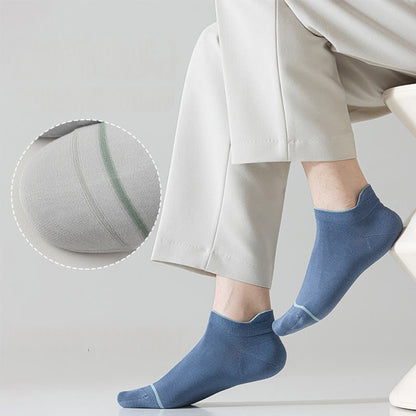 Plus Size Antimicrobial Ankle Socks(5 Pairs)