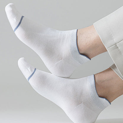 Plus Size Antimicrobial Ankle Socks(5 Pairs)