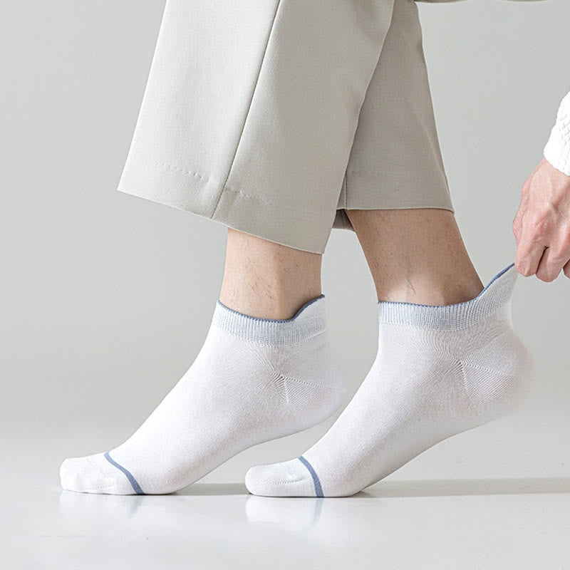 Plus Size Antimicrobial Ankle Socks(5 Pairs)
