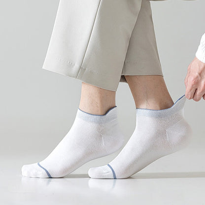 Plus Size Antimicrobial Ankle Socks(5 Pairs)