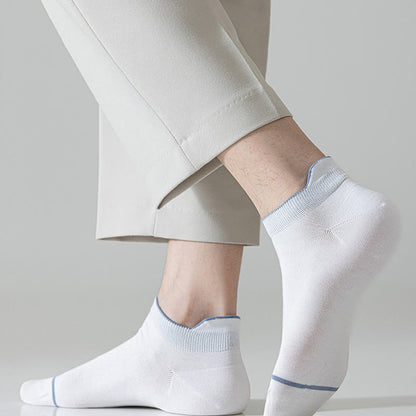 Plus Size Antimicrobial Ankle Socks(5 Pairs)