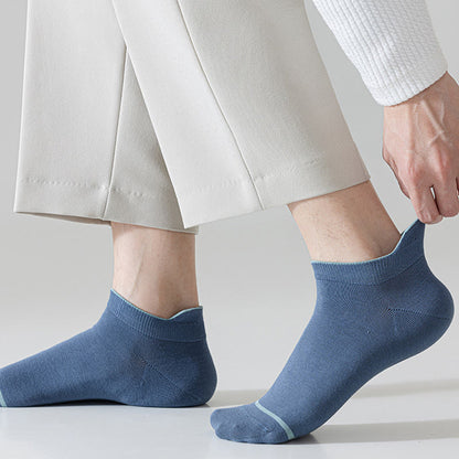 Plus Size Antimicrobial Ankle Socks(5 Pairs)