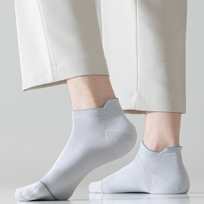 Plus Size Antimicrobial Ankle Socks(5 Pairs)