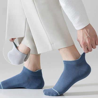 Plus Size Antimicrobial Ankle Socks(5 Pairs)