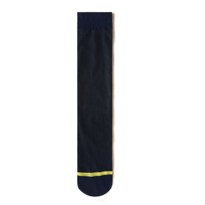 Plus Size Ice Silk Business Style Crew Socks(4 Pairs)