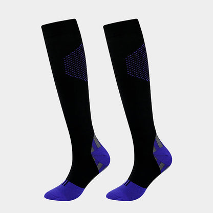 Honeycomb Color Matching Compression Socks(4 Pairs)