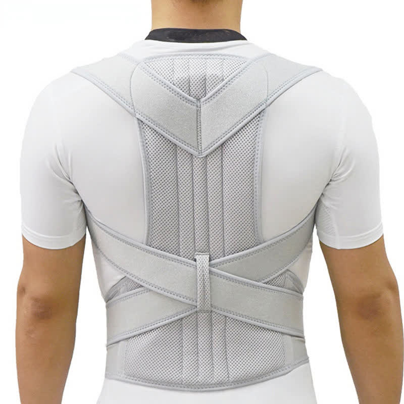 Plusock Posture Correction Belt Back Shoulder Brace(2 Packs) - Grey - 3XL - image 8