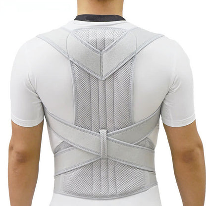 Plusock Posture Correction Belt Back Shoulder Brace(2 Packs) - Grey - 3XL - image 8