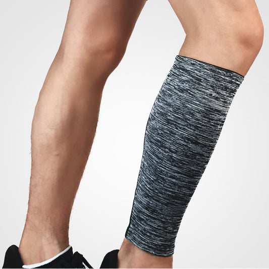 Plus Size Grey Calf Compression Sleeves