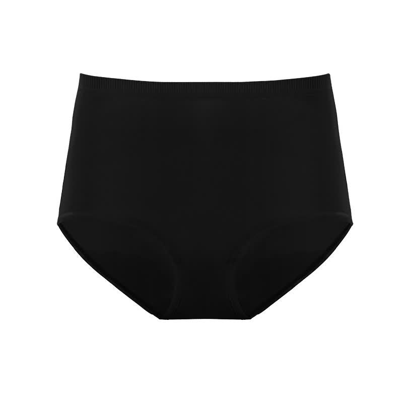 High Waist Seamless Breathable Cotton Brief(3 Packs)