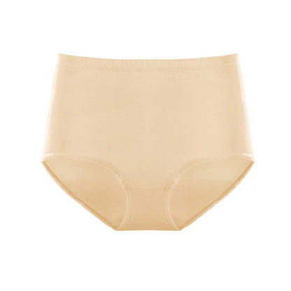 High Waist Seamless Breathable Cotton Brief(3 Packs)
