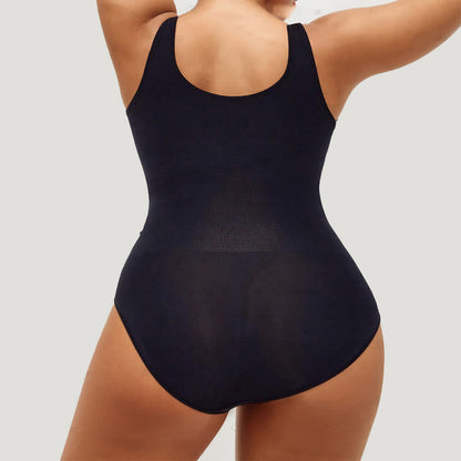 Black Hip Lift Seamless Shapewear Bodysuit One Piece