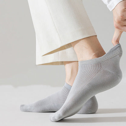 Plus Size Lightweight Breathable Ankle Socks(5 Pairs)