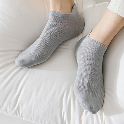Plus Size Lightweight Breathable Ankle Socks(5 Pairs)