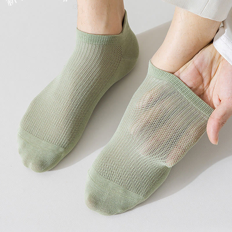 Plus Size Lightweight Breathable Ankle Socks(5 Pairs)