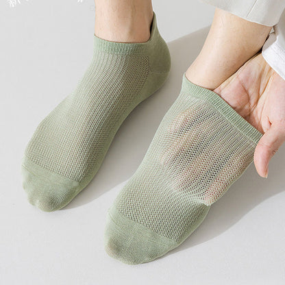 Plus Size Lightweight Breathable Ankle Socks(5 Pairs)