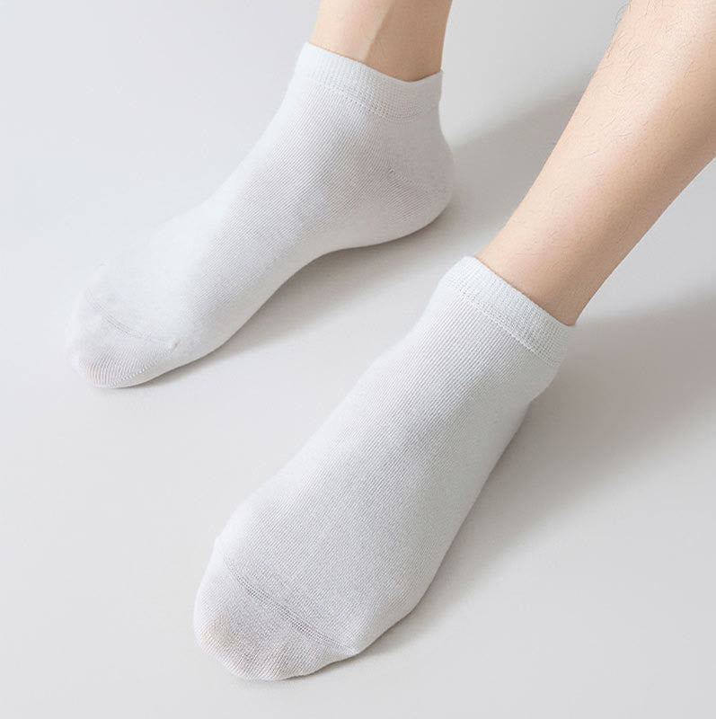 Plus Size Seamless Process Ankle Socks(8 Pairs)