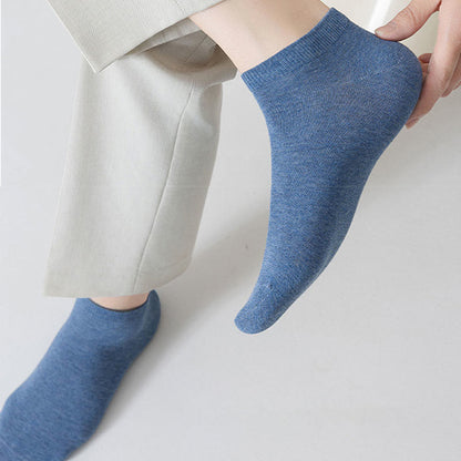 Plus Size Seamless Process Ankle Socks(8 Pairs)