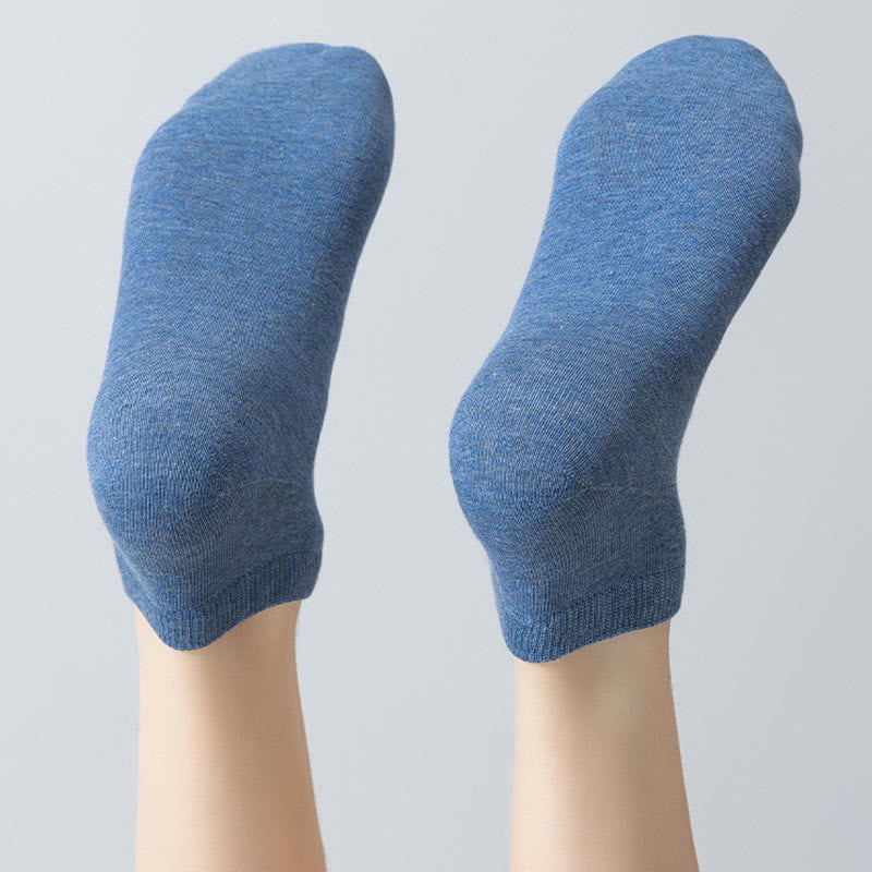 Plus Size Seamless Process Ankle Socks(8 Pairs)