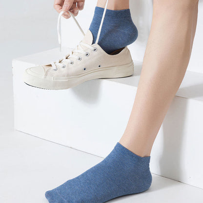 Plus Size Seamless Process Ankle Socks(8 Pairs)