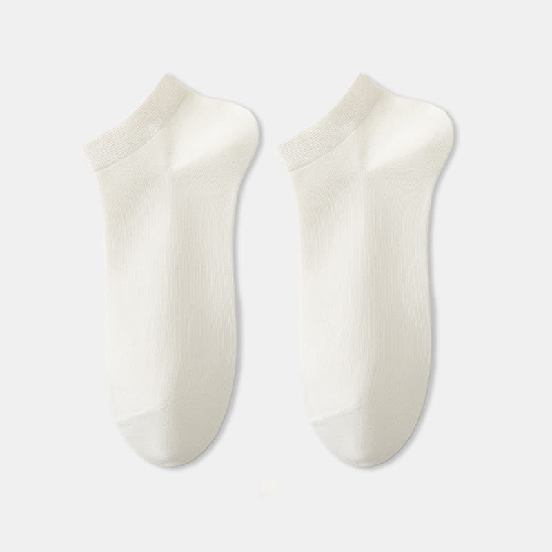 Plus Size Seamless Process Ankle Socks(8 Pairs)