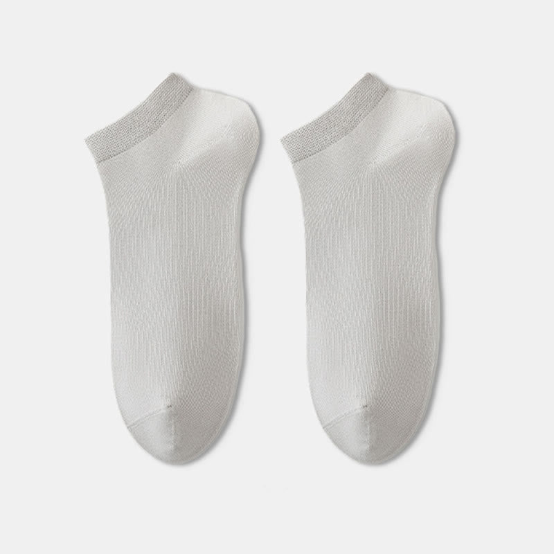 Plus Size Seamless Process Ankle Socks(8 Pairs)