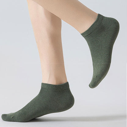 Plus Size Seamless Process Ankle Socks(8 Pairs)