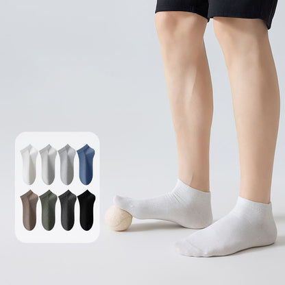 Plus Size Seamless Process Ankle Socks(8 Pairs)