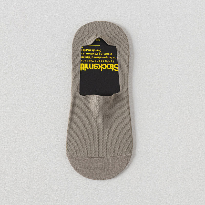 Plus Size Classic Waffle No Show Socks(6 Pairs)
