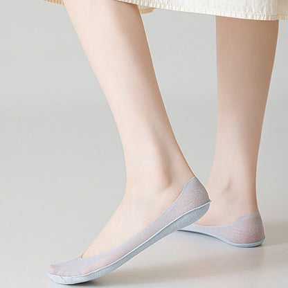 Candy Color Seamless No Show Socks(7 Pairs)