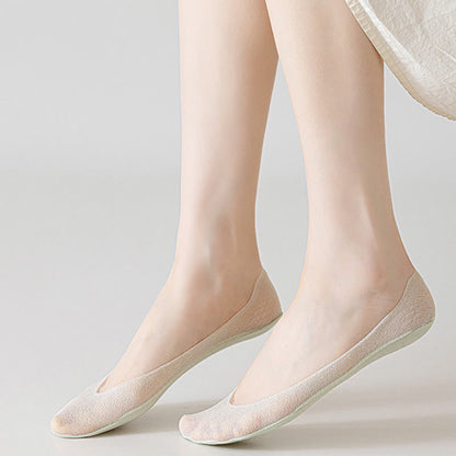 Candy Color Seamless No Show Socks(7 Pairs)