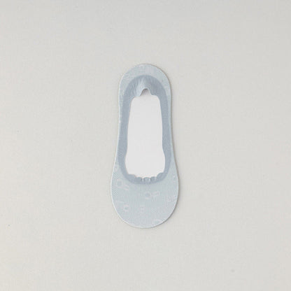 Letter Jacquard No Show Socks(9 Pairs)