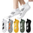 Plusock Plus Size Durable Sport Ankle Compression Socks(5 Pairs)