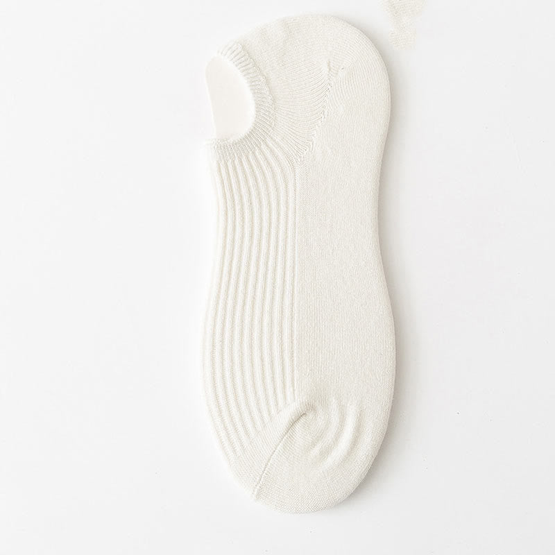 Plus Size Simple Color Ankle Socks(9 Pairs)