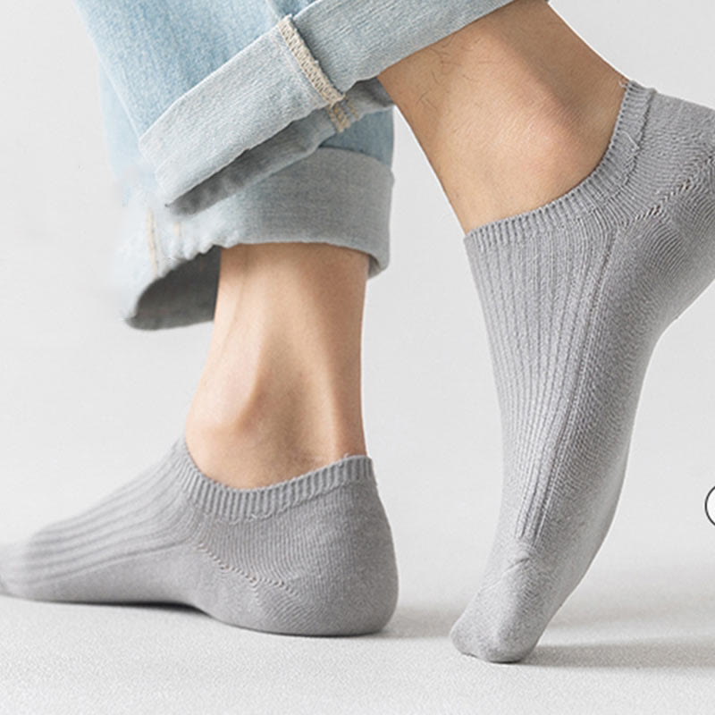 Plus Size Simple Color Ankle Socks(9 Pairs)