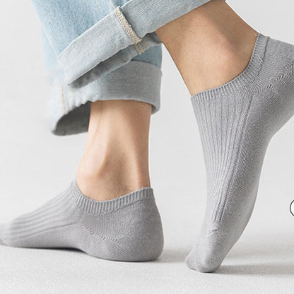 Plus Size Simple Color Ankle Socks(9 Pairs)