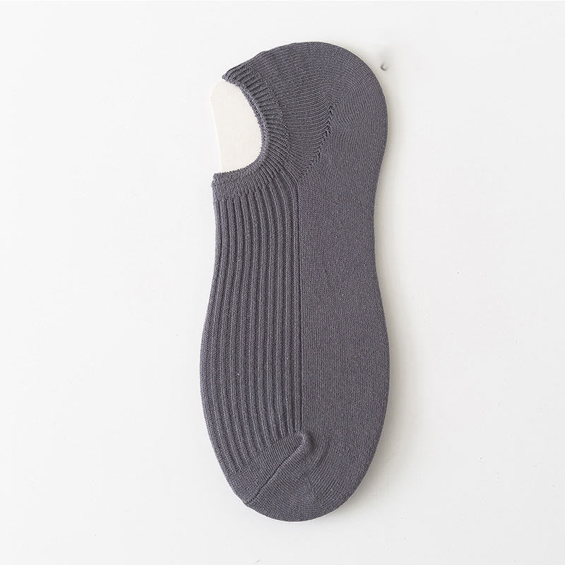 Plus Size Simple Color Ankle Socks(9 Pairs)