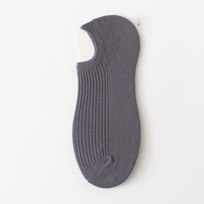 Plus Size Simple Color Ankle Socks(9 Pairs)