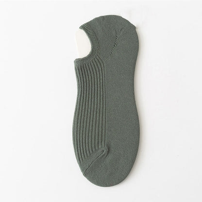 Plus Size Simple Color Ankle Socks(9 Pairs)