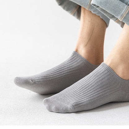 Plus Size Simple Color Ankle Socks(9 Pairs)