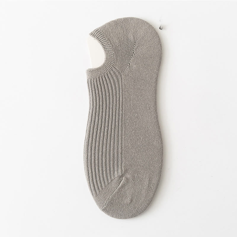 Plus Size Simple Color Ankle Socks(9 Pairs)