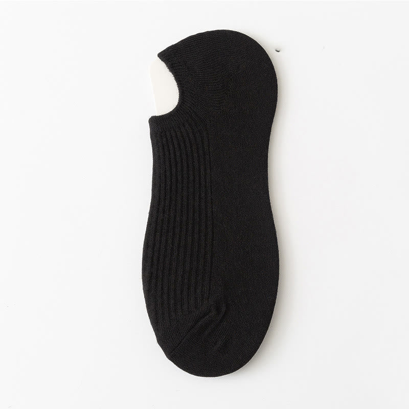 Plus Size Simple Color Ankle Socks(9 Pairs)