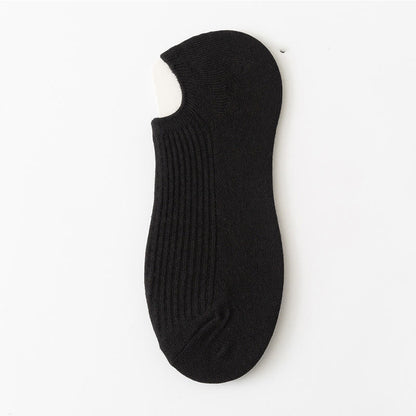 Plus Size Simple Color Ankle Socks(9 Pairs)