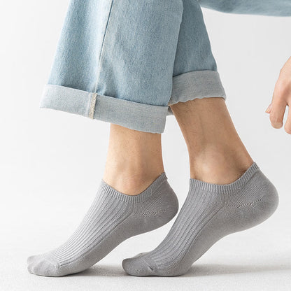 Plus Size Simple Color Ankle Socks(9 Pairs)
