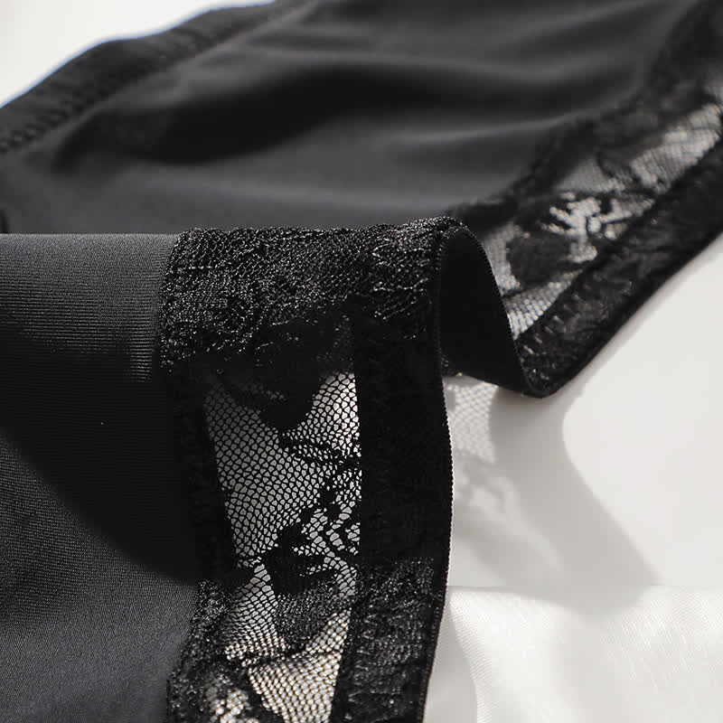 Front Closure Lace Push Up Underwire Bra