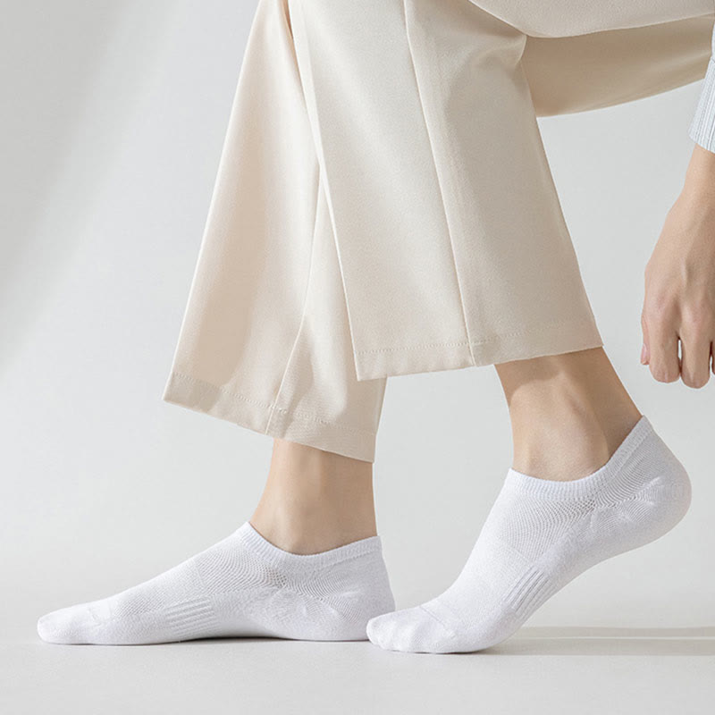 Plus Size Classic Color Matching Ankle Socks(6 Pairs)