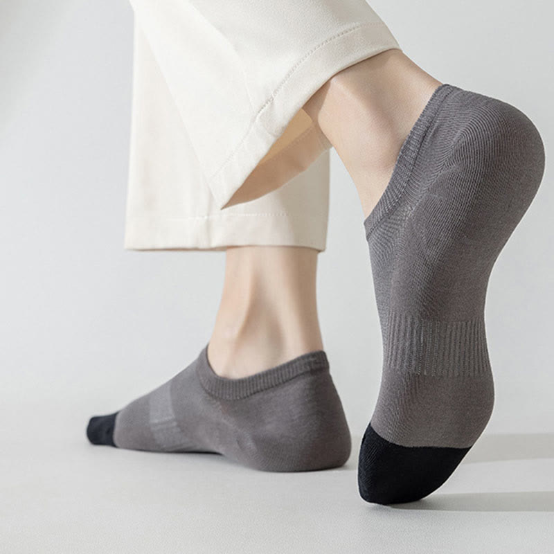 Plus Size Classic Color Matching Ankle Socks(6 Pairs)