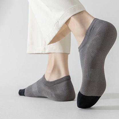 Plus Size Classic Color Matching Ankle Socks(6 Pairs)